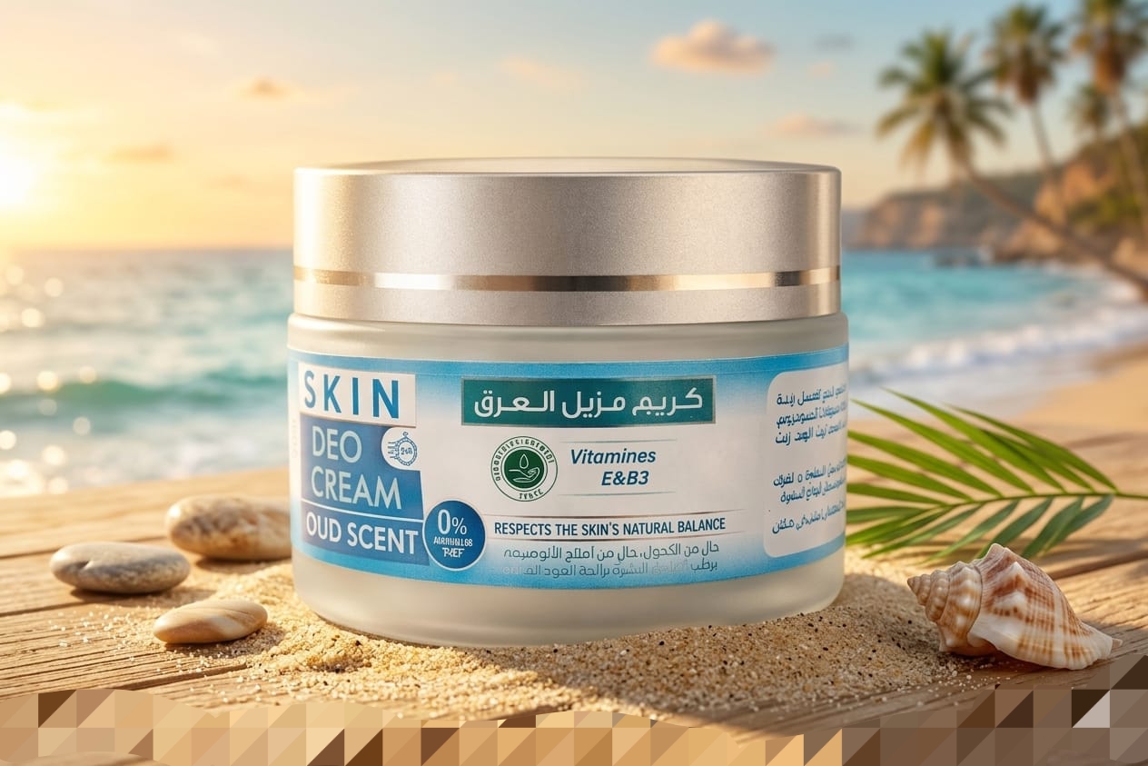Skin Deo Cream – Oud Scent (كريم مزيل العرق برائحة العود)