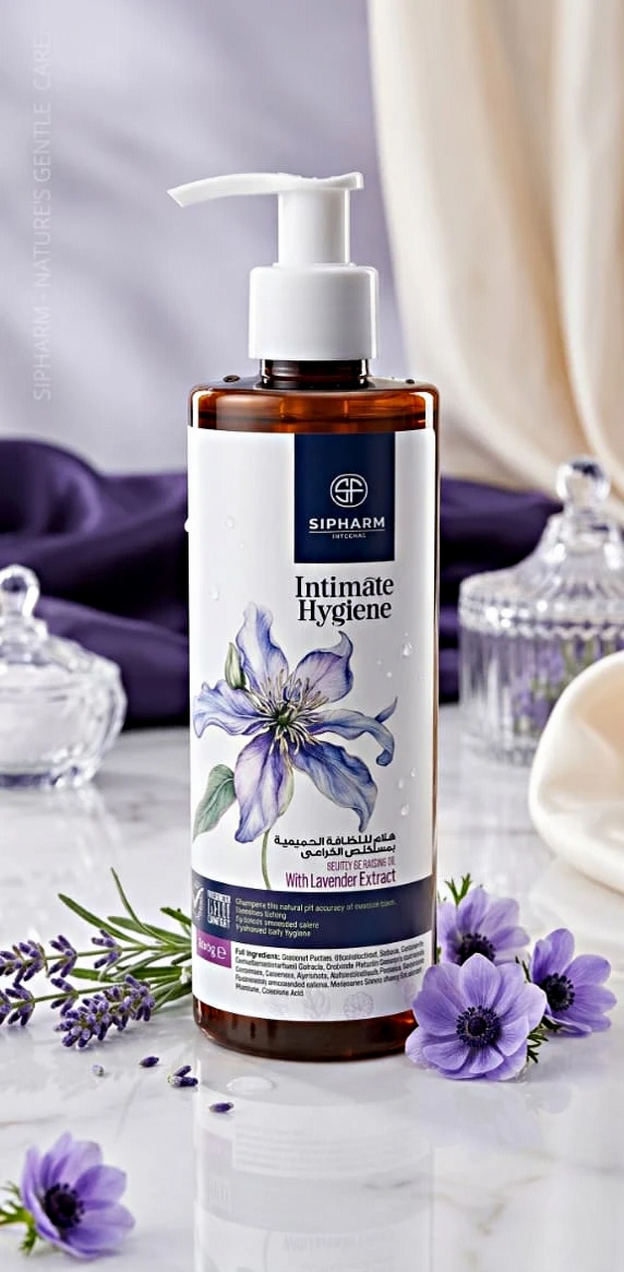 Intimate Hygiene – With Lavender Extract (هلام للنظافة الحميمية بمستخلص الخزامى) من علامة SIPHARM.