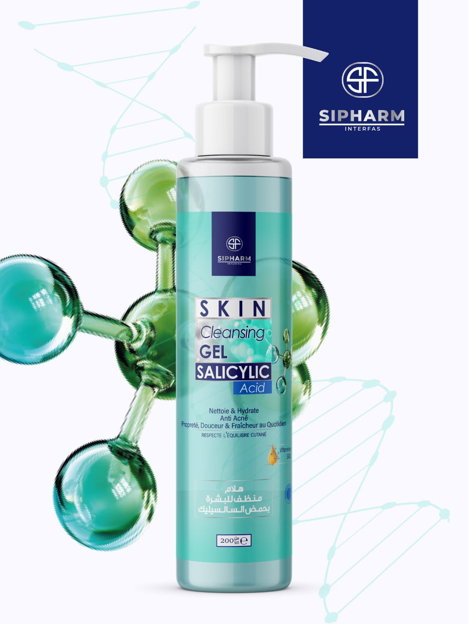 SIPHARM Skin Cleansing Gel